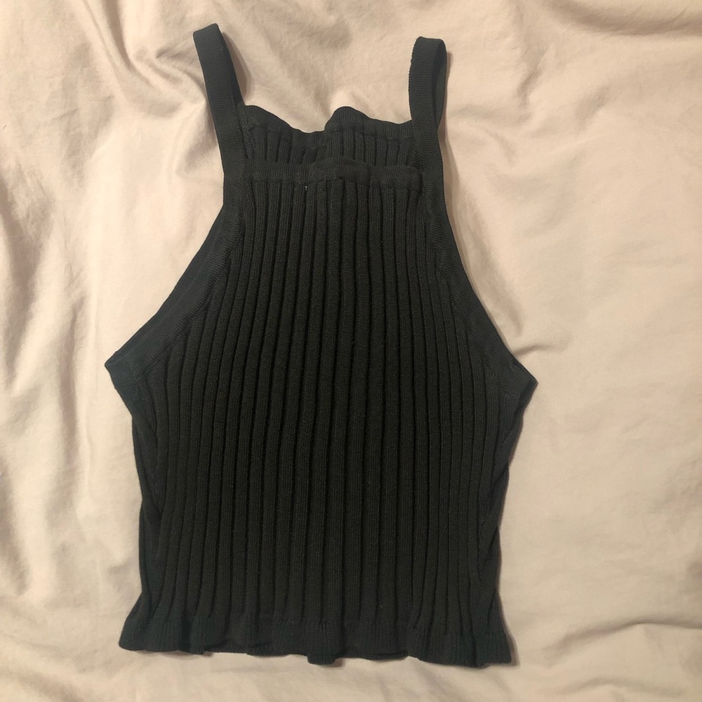 High neck tank top size small
